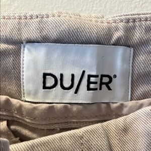 DU/ER Women's Light Beige Jeans - Classic Fit